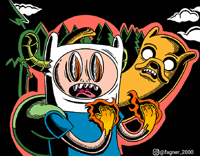 Don't Play with Fire Finn - Adventure Time Fanart