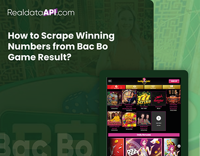 How to Scrape Winning Numbers from Bac Bo Game Result?