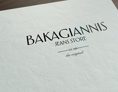 Bakagiannis Jeans Store Logo