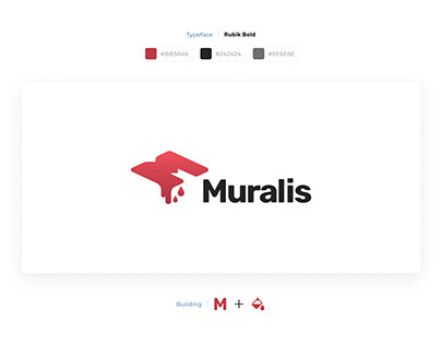 Muralis - Wall Printing Company Logo Design