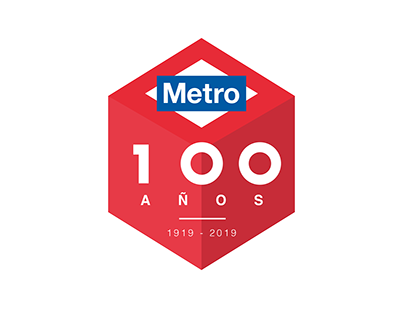 Propuestas para logotipo Metro de Madrid 100 años