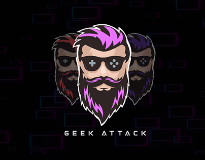 Geek Attack - Online streaming branding