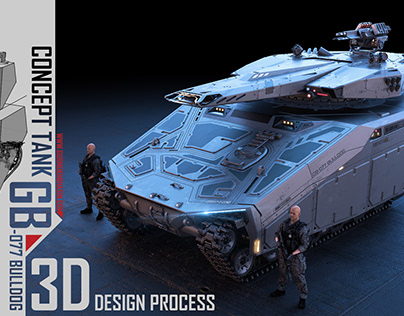 Making of GB-077 Bulldog Concept Tank