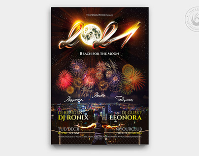 New Year Flyer Template V1