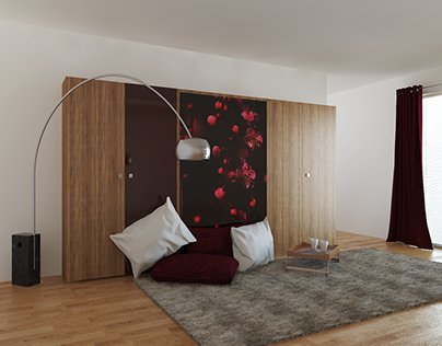 Bedrooms with foldable beds