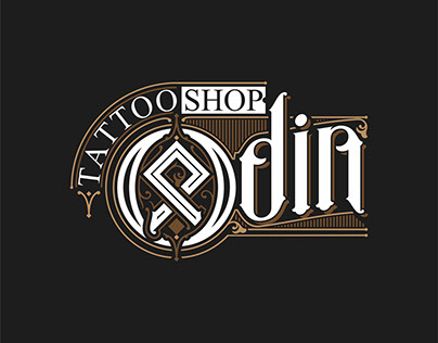 Logo for tattoo shop «Odin»