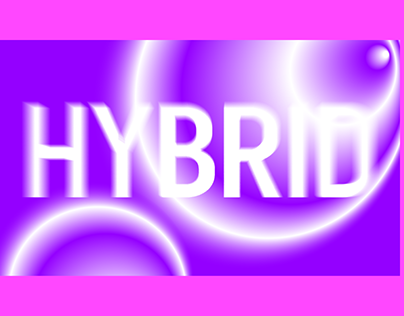 Hybrid Festival brand identity