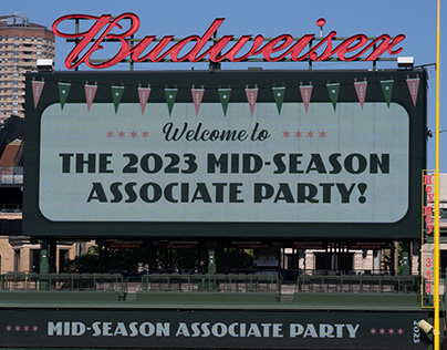 Wrigley Field 2023 Mid-Season Associate Party Event GFX
