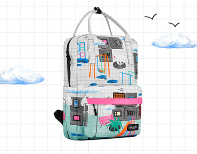 Illustration for backpack / Vokladki