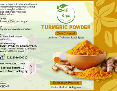 turmeric powder packaging