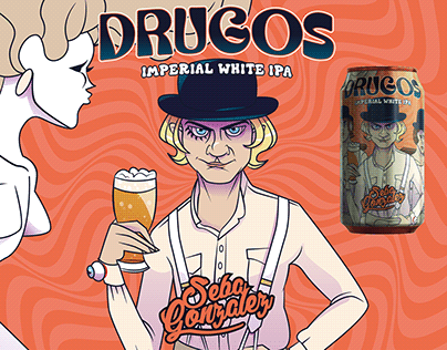 Project thumbnail - Beer "Drugos" label design