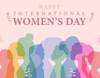 Happy women's day banner design