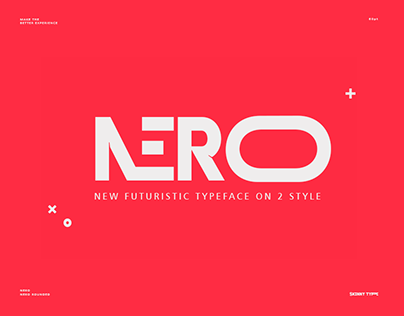 Nero - New Futuristic Typeface