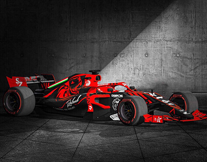 F1 2018 my 3D livery design - Photoshop