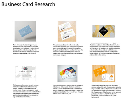 Business Card Research