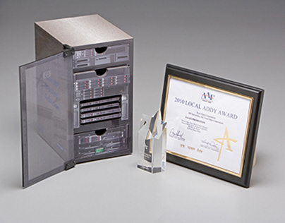HP Server Box - Addy Award and Best of the Bay Award
