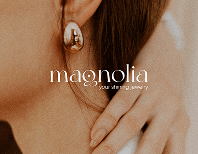 Magnolia / logotype / jewelry