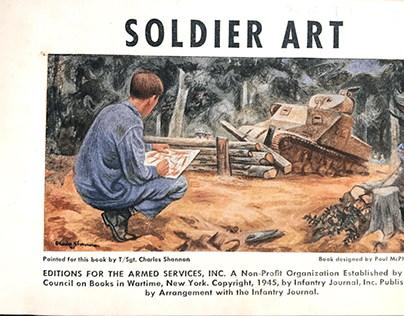 Soldier Art - 1945 Infantry Journal