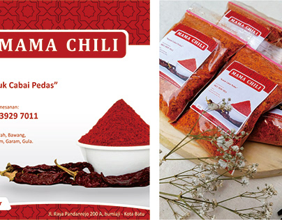 Label design for chili powder