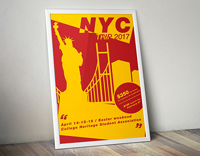 NYC Trip 2017 - Poster Design