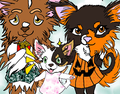 Animal crossing style pet commissions