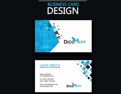 minimal and creative business card design