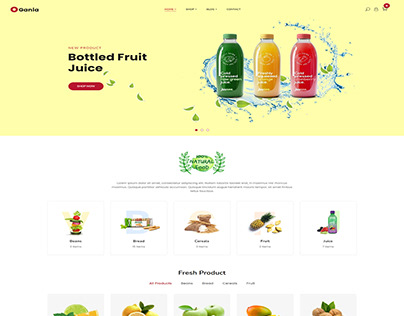 Bottled Fruit Juice-Home Page