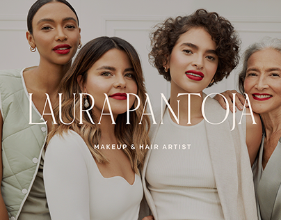 Laura Pantoja Makeup Artist - Brand Identity, Website