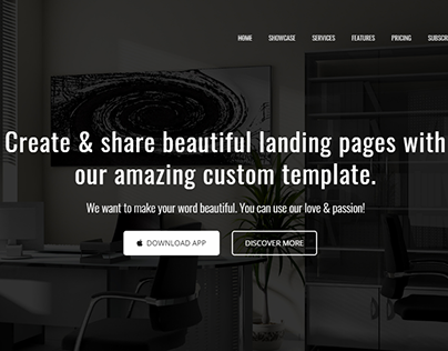 Fourth landing page