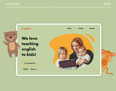 Lingokids | Website design
