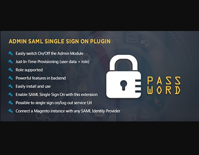 Admin SAML Single Sign On Magento Extension