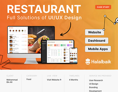 Full Digital Solution UX-UI Design Case Study-Halalbaik