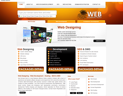 Web Domain Host - Website Designing