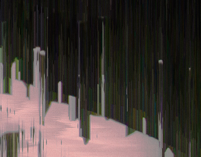 Synthetic Evening Snowscape