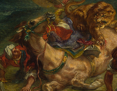 " Lion Hunt" | Eugène Delacroix come to Life