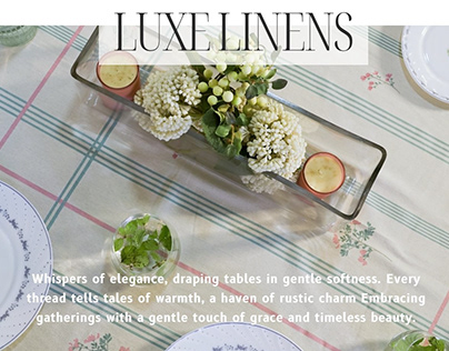Project thumbnail - LUXE LINENS