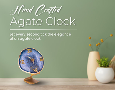 Agate Clock Post Design
