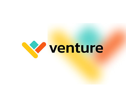 Venture logo design branding