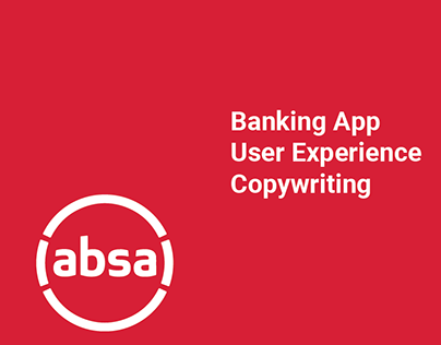 UX Copy - Absa Banking App