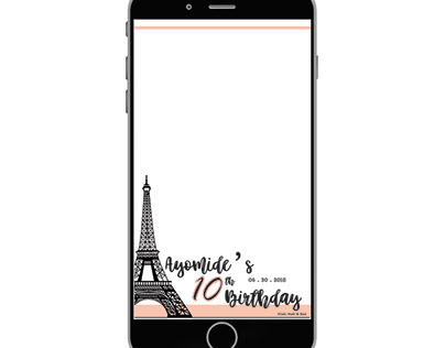 GeoFilters - Snapchat