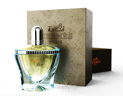 Personal project Esprit Libre perfume Hermès
