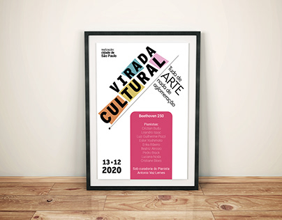 Poster/advertising - Virada Cultural Music festival