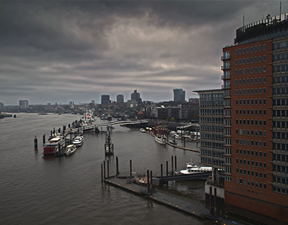 Cloudy Hamburg Haven