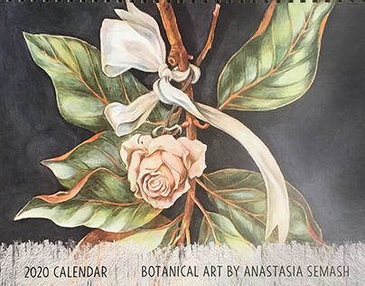 Botanical art - 2020 calendar