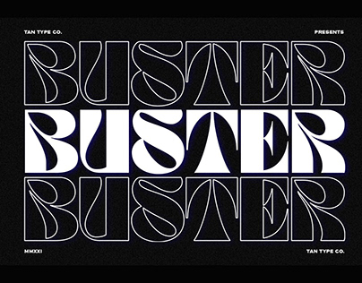 Buster Retro Display typeface