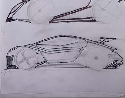 Project thumbnail - original sketch cars