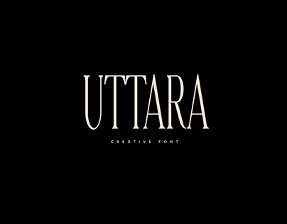 Uttara - free font. freebie