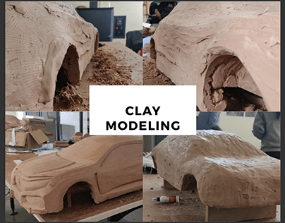 Clay modelling of Civic