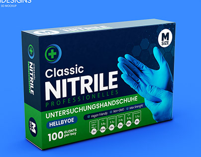 Classic Nitrile Packaging Design