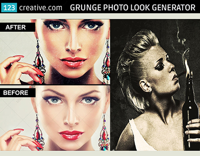 Grunge Photo Look Generator in Photoshop
